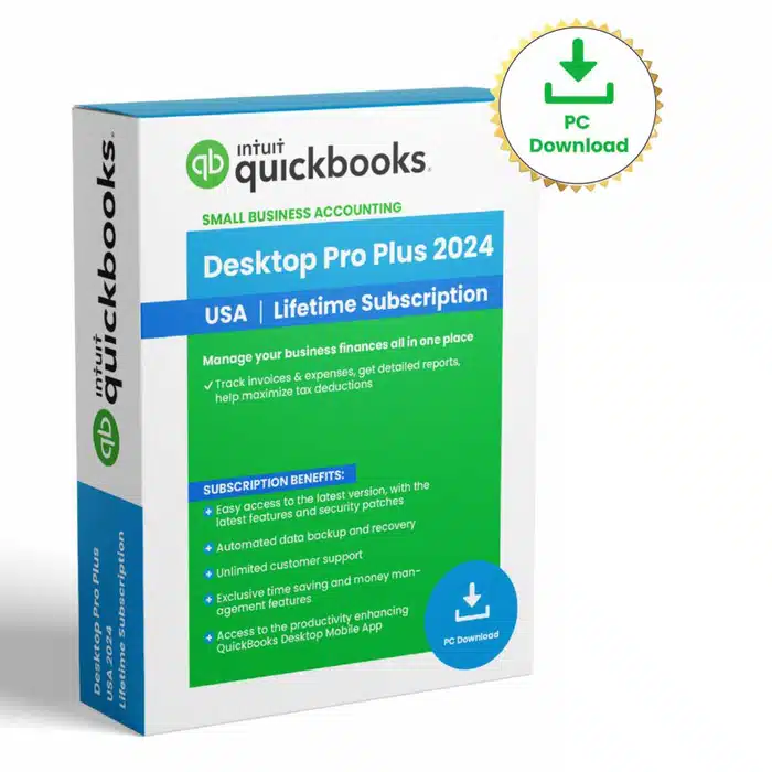 QuickBooks Desktop Pro 2024 USA – Lifetime Activation